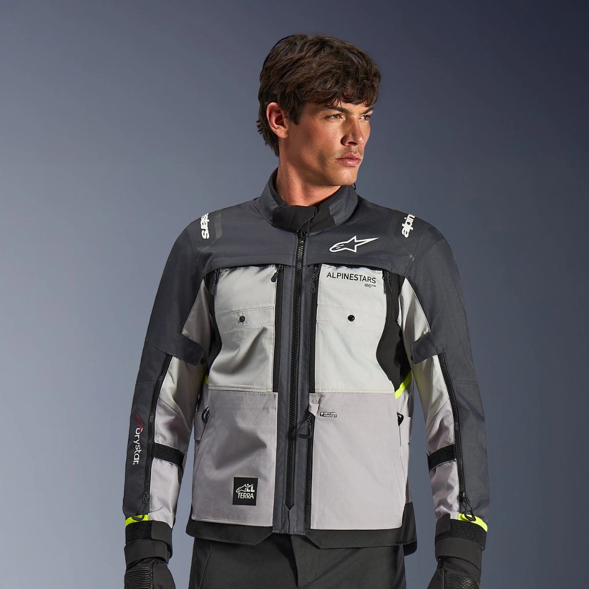 Alpinestars Cusco Drystar Jkt hell/dunkelgrau