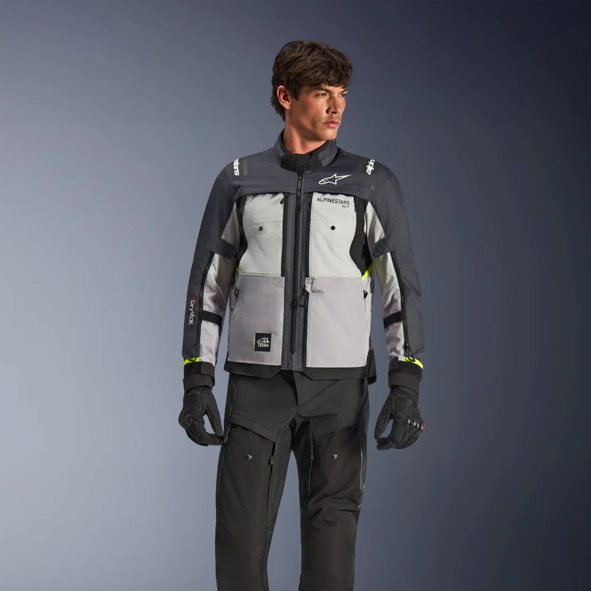 Alpinestars Cusco Drystar Jkt hell/dunkelgrau