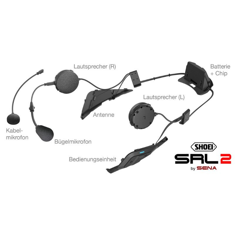 SENA SRL MESH BLUETOOTH COMM SYSTEM FOR SHOEI GT AIR II 59 OFF